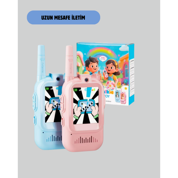 Uzun Menzilli Video Walkie Talkie Eğitici ve Eğlenceli Oyuncak