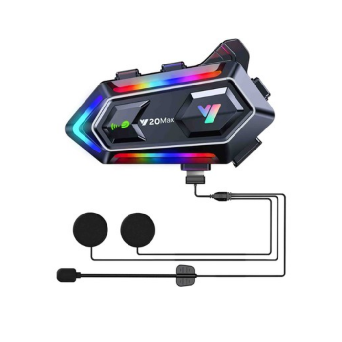 Çift Telefon Destekli Motosiklet Kask Bluetooth Kulaklık