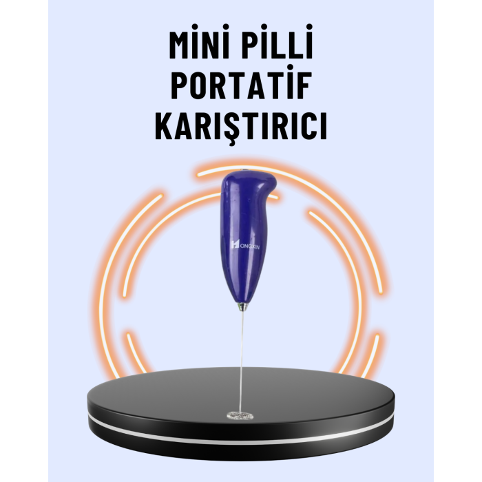 Portatif Kahve Köpürtücü – Latte, Cappuccino, Milkshake ve Puding Yapıcı
