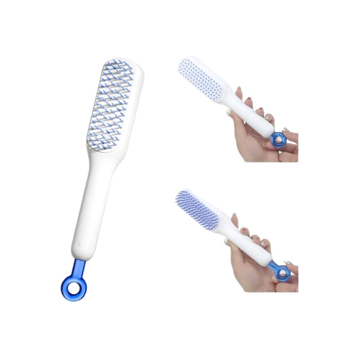 Kendi kendini Temizleyebilen Hijyenik Saç Fırçası Anti-Statik Teknolojisi