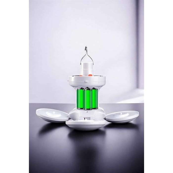 Güneş Enerjili Solar Aydınlatma Kamp Çadır Lambası Şarjlı Ampül Led Şarjlı El Feneri Işıldak