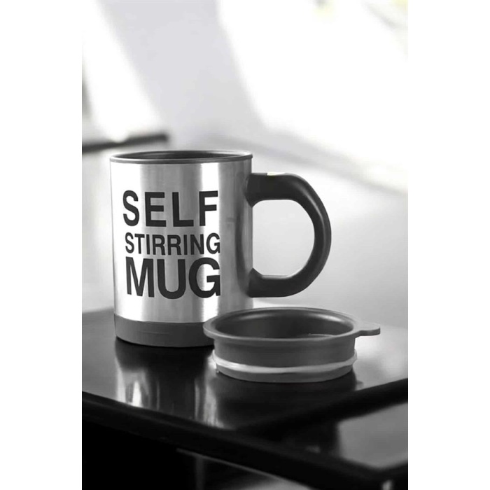 Mikser Kupa Yazılı Mug Bardak Karıştırma Özelliği