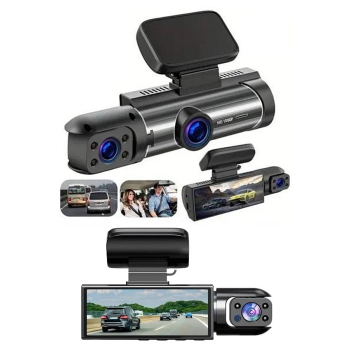 Çift Kameralı Araç Kamerası Ön ve Arka Kameralı