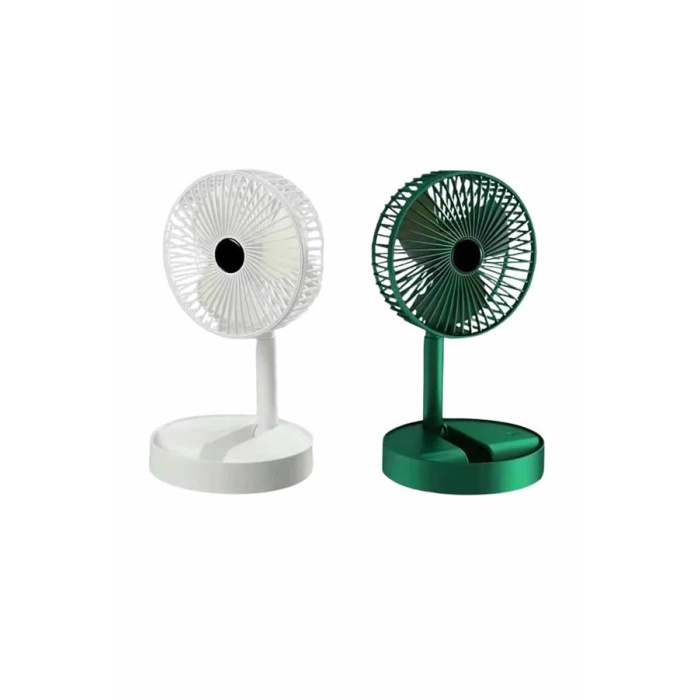 Katlanabilir Teleskopik Şarjlı Fan Masaüstü Soğutucu Vantilatör