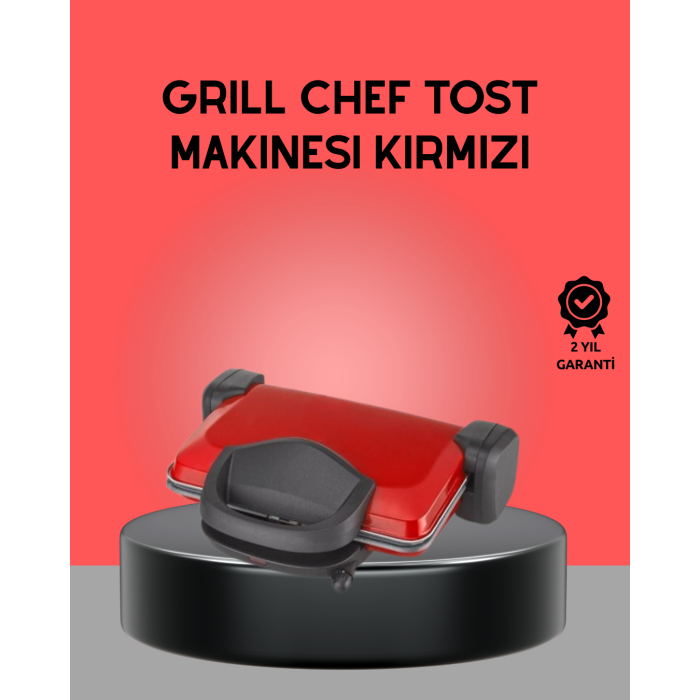 Profesyonel 2000W Tost Makinesi – Ayarlanabilir Termostat ve Çıkarılabilir Plaka