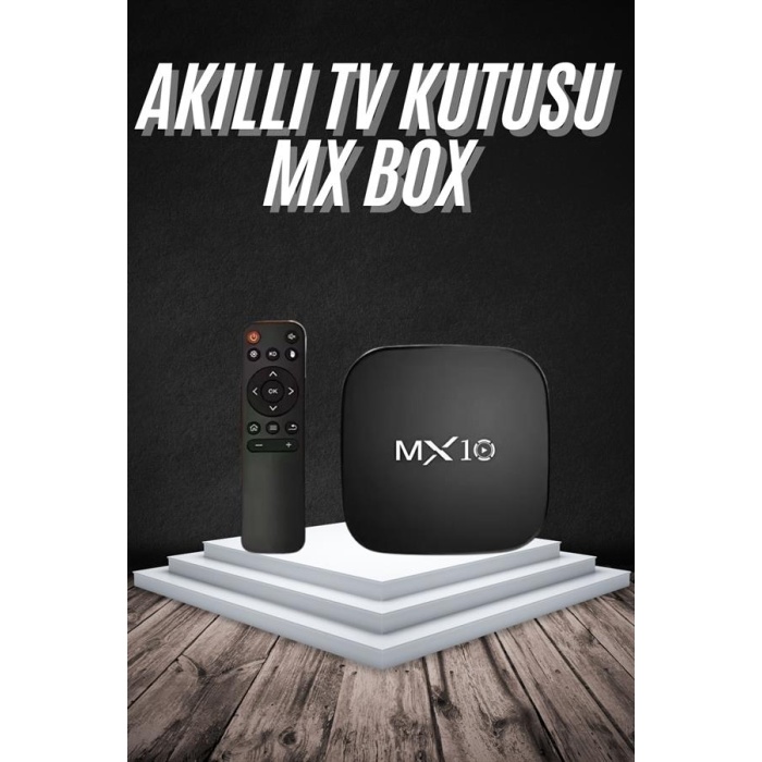Akıllı TV kutusu Mx Box Android 7.1 TV kutusu 2.4G Wifi