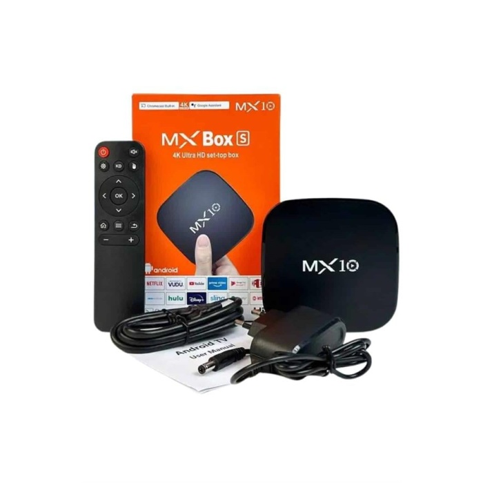 2.4G Wifi Tv Box Medya Oynatıcı TV Uyumlu MX Box Kutusu Android TV