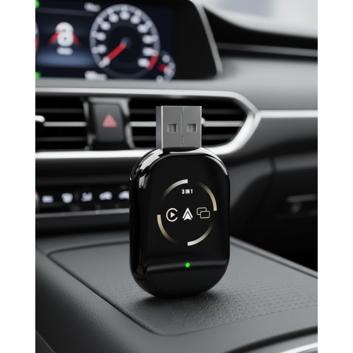 Kablosuz CarPlay Android Auto Adaptörü Otomatik Eşleşme