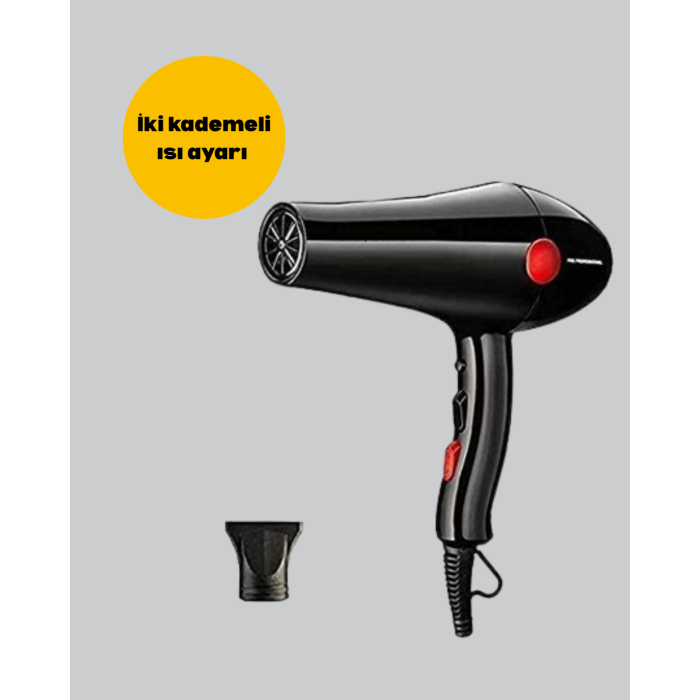 2200W Saç Kurutma Makinesi Soğuk ve Sıcak Üfleme Fonksiyonlu