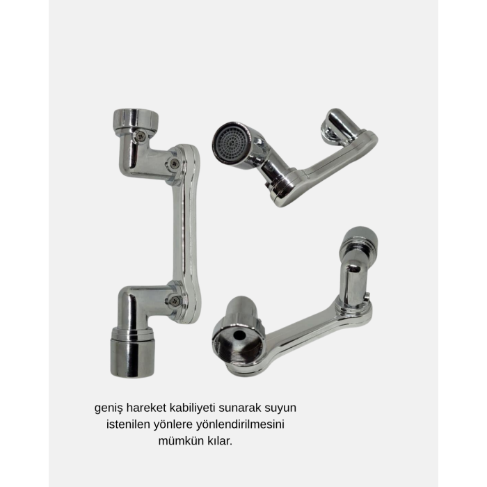 Dönebilir Musluk Başlığı – Lavabo Temizliği ve El-Yüz Yıkamada Maksimum Rahatlık