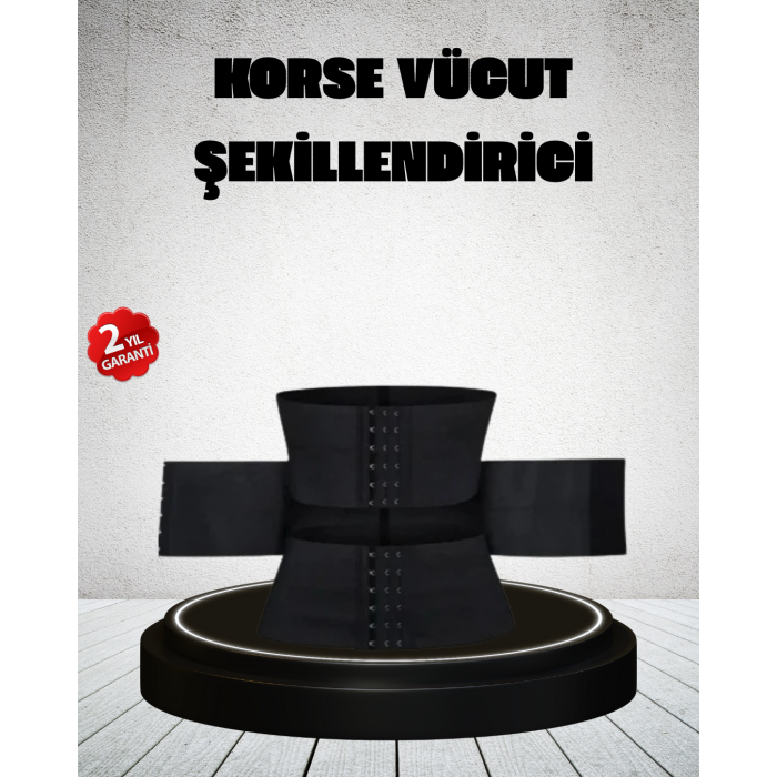 Vücut Şekillendirici Bel Sargısı Kaymaz Esnek Tasarım