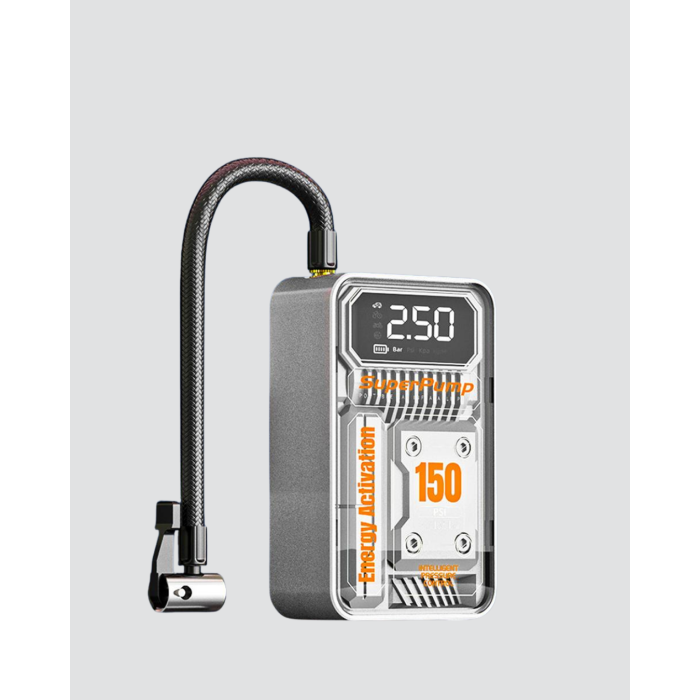 Taşınabilir Kablosuz Hava Pompası – 150 PSI Güçlü Basınç ve 6000mAh Şarjlı