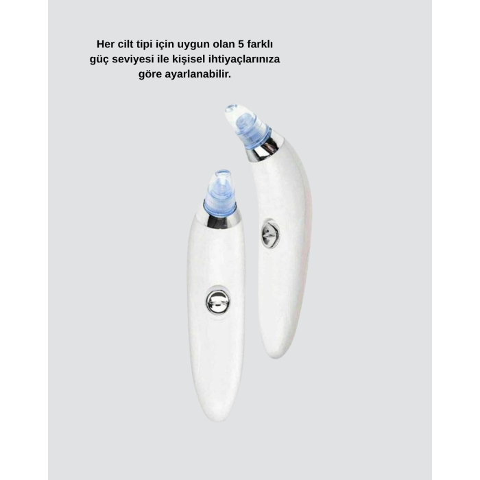 5 Kademeli Vakumlu Gözenek Temizleyici – Su Geçirmez ve Taşınabilir Siyah Nokta Cihazı