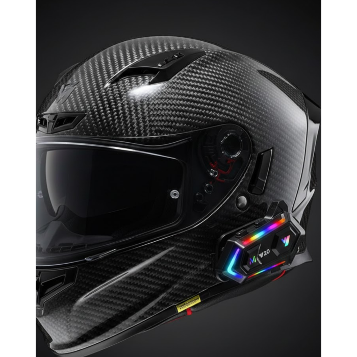 Bluetooth 5.3 Gürültü Engelleyici Kask İçi Intercom 25 Saat Kullanım