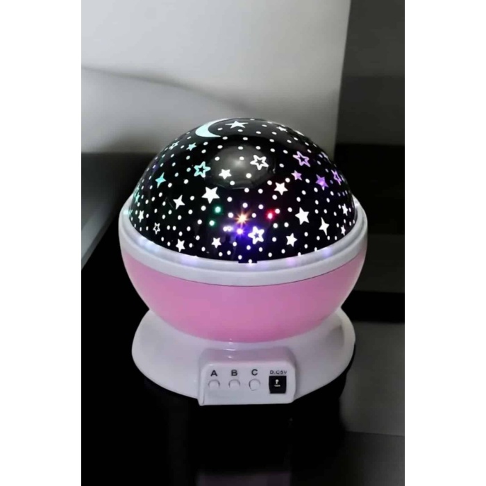 Mavi ve Mor Işıklı Projeksiyon Lambası