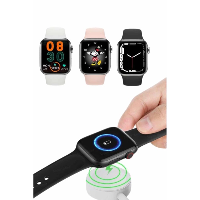 Akıllı Saat Yeni Nesil Android ve İOS Uyumlu Titreşim Modlu Alarm Kronometre