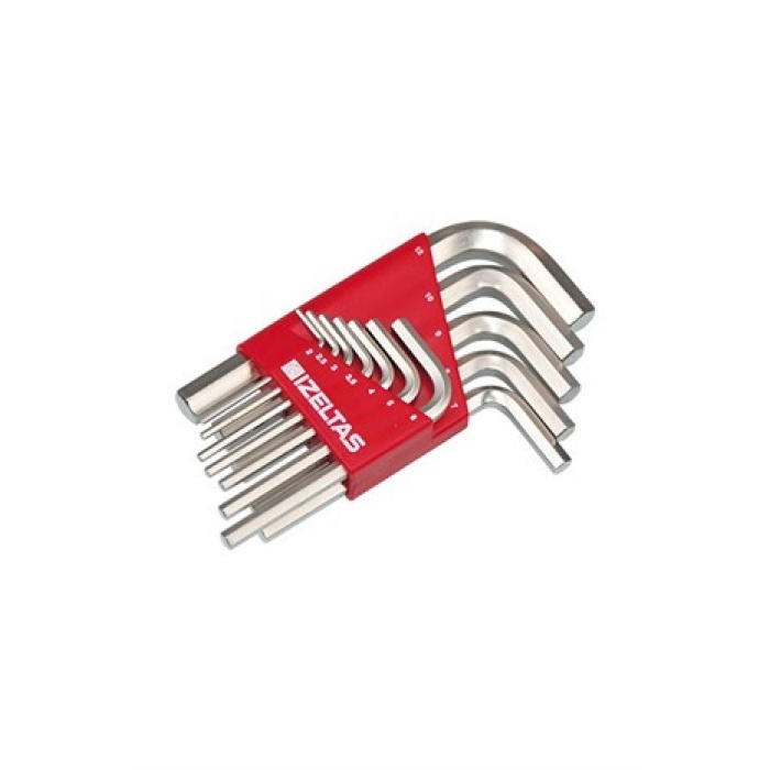 İzeltaş 4901003112 Allen Anahtar Takımı SAE 12li Set