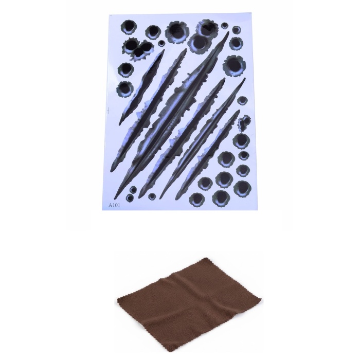 Araç Sticker Seti Yara Bere Oto Sticker Yara Şeklinde 3D