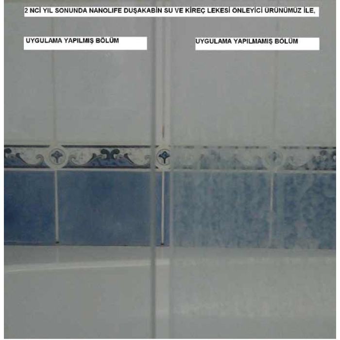 Nanoteknolojik Duşakabin Su Kaydırıcı 2 Yıl Etkili