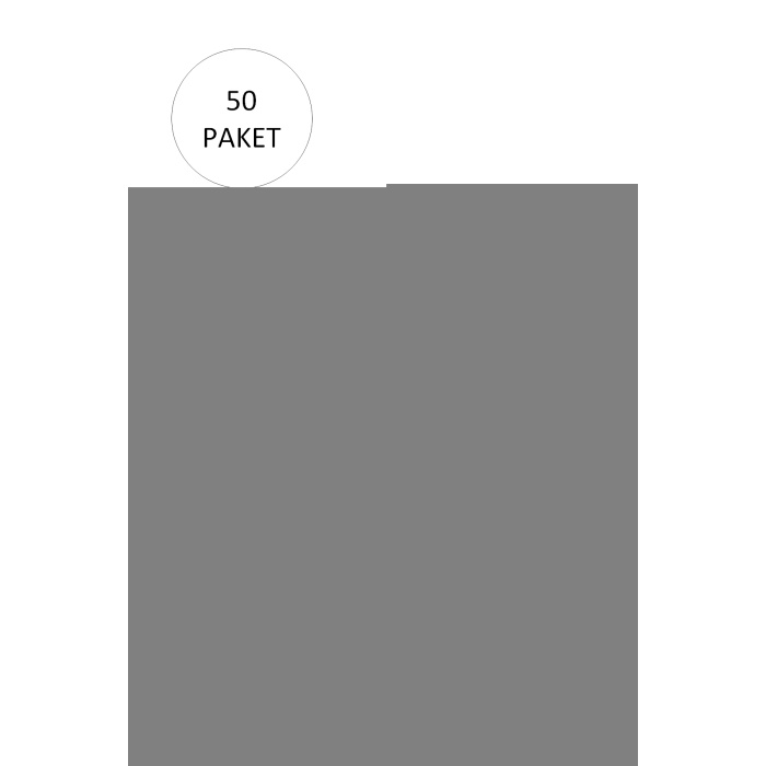 Büyük Boy Çöp Torbası 65 x 80 cm 10 Lu Rulo x 50 Paket = 500 Adet (Mavi)