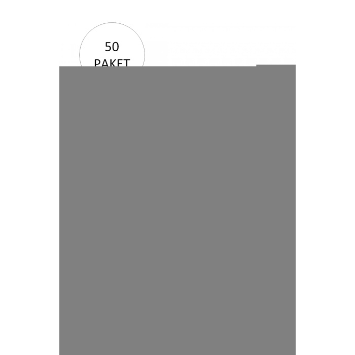 Büyük Boy Çöp Torbası 65 x 80 cm 10 Lu Rulo x 50 Paket = 500 Adet (Mavi)