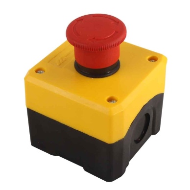 MS-BX5542E 1Lİ KUTULU ACİL STOP BUTONU (1NC) MANTAR KİLİTLİ