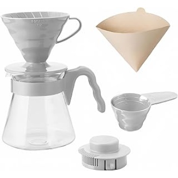 V60 Kahve Demleme Seti, Açık Gri
