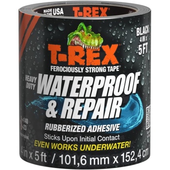 Rex su geçirmez yapışkan bant, 101 mm x 1,52 cm, R Flex teknolojisi, su altında etki eden güçlü bir yapışkan bant, sızıntıları kapatır ve onarır