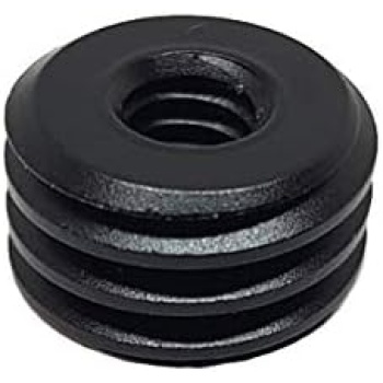 1/4 inç Tripod Vidasını 5/8 İnçe Dönüştürücü Vida Adaptörü Siyah