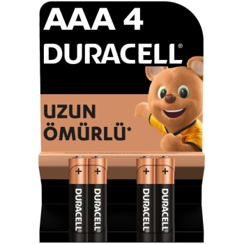 AAA Alkalin İnce Kalem Pil (4lü paket) 1,5 V LR03/MN2400