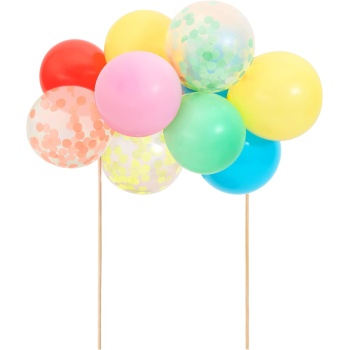 Meri Renkli Balonlar Pasta Süsü