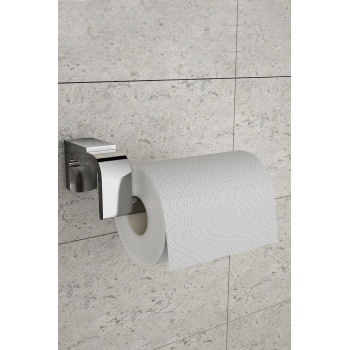 Banyo F1 Model Paslanmaz Krom Tuvalet Kağıdı Askısı, Tuvalet Kağıdı Tutacağı, Tuvalet Kağıtlığı 5 Yıl Garantili