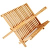 2 Katlı Bambu Katlanır Bulaşıklık ve Tabaklık, Bambu Bulaşıklık, Bambu Tabaklık