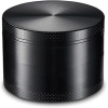 50 mm 4 Katmanlı Mıknatıslı Çinko Alaşım Herbal Grinder Baharat Bitki Ot Tütün Öğütücü