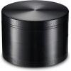 50 mm 4 Katmanlı Mıknatıslı Çinko Alaşım Herbal Grinder Baharat Bitki Ot Tütün Öğütücü