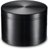 50 mm 4 Katmanlı Mıknatıslı Çinko Alaşım Herbal Grinder Baharat Bitki Ot Tütün Öğütücü