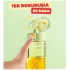 450ml Taşıma Kulplu Kilitlenebilir Kapak Ölçü Skalalı Rahat İçim Tritan Spor Matara (Yeşil)