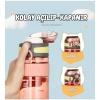 550ml Kilitlenebilir Kapak Rahat İçim Taşıma Kulplu Tritan Spor Matara (Pembe)