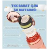 550ml Kilitlenebilir Kapak Rahat İçim Taşıma Kulplu Tritan Spor Matara (Pembe)