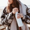 Artistes Paris Bottle Up Petek Deseni, 500 ml, Honeycomb 16,5 FL.oz+Sticit Şişe, Yetişkin, Üniseks, Honeycomb (Beyaz) 500 ml