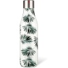 Artistes Paris A-6522 Bottle Up içecek şişesi, paslanmaz çelik, 500 mililitre, Blanc ET VERT