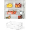 Kırılmaz Ultra Dayanıklı Buzdolabı Düzenleyici Organizer Kutu Şeffaf - 26x17x9cm
