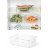 Kırılmaz Ultra Dayanıklı Buzdolabı Düzenleyici Organizer Kutu Şeffaf - 28x19x9cm