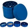 GRINDER Parçalayıcı Metal baharat öğütücü herb spice 4 katmanlı 40MM / 50MM / 63MM (MAVI, 40MM), ETG-40M-SYH