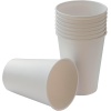 12 oz beyaz tek kullanımlık karton bardak 300 ml, kahve, çay, ofis, ev ve parti kullanımı için bardaklar - 50li paket