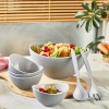Life 7 Parça Gri Servis Sunum Salata Hazırlık Seti MIT1091