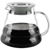 Cam Drip Kahve Servis Sürahisi - Drip Coffee Server - 600 ml - Isıya Dayanıklı Borosilikat Cam, Çok Renkli