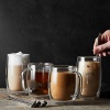 Sorrento Çift Camlı Kulplu 2li Espresso Bardak Seti, 134 ml, Cam