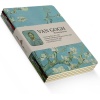 Blooming Series - A5, Van Gogh 4lü Defter Seti II, Çizgisiz, Toplam 256 Sayfa, Her biri 64 Sayfa, Tel Dikiş, Esnek Kapak, Oval Kenar, Tuval Doku, 60 gram, Sarı Krem Renk
