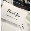 Thank You For Supporting My Small Business Greeting Card E Ticaret Hediye Kartı Müşteri Memnuniyeti Gift Card 10 Adet (Beyaz)